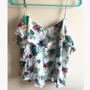 One old navy floral top